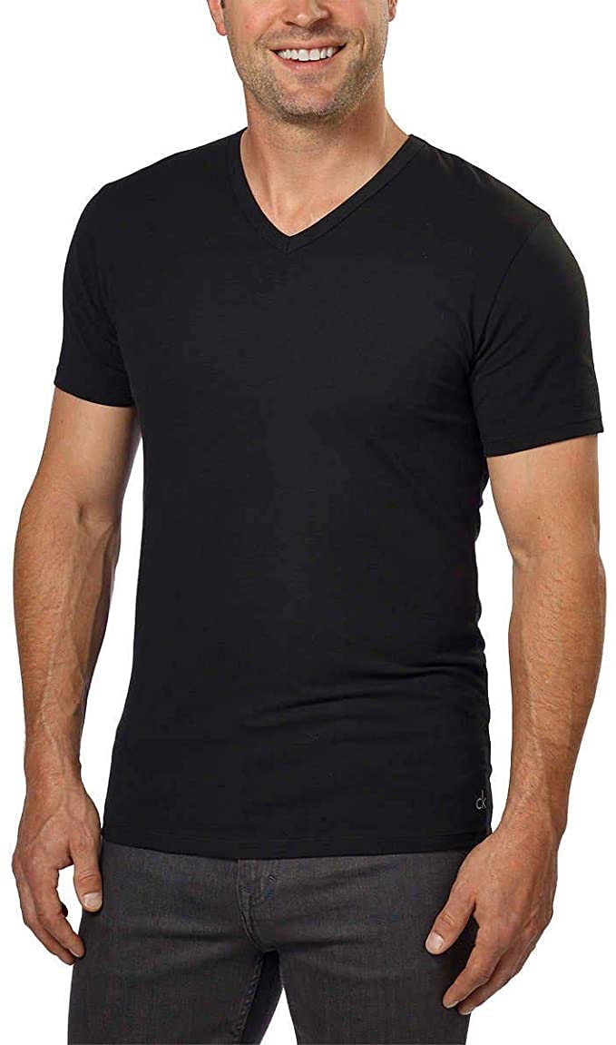 Calvin Klein Cotton Stretch V-Neck, Classic Fit T-Shirt, Men's (3-pack)